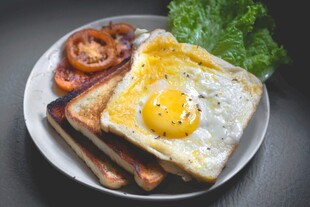 美味早餐拼盘