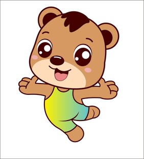 卡通小熊