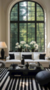 欧式客厅大窗优雅空间