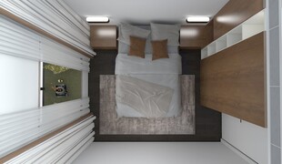 现代简约风格卧室空间