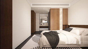 现代简约风格卧室一角