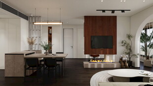 现代简约风格客厅室内设计