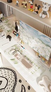 儿童房趣味轨道玩具布置