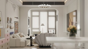 简约优雅的室内家居场景