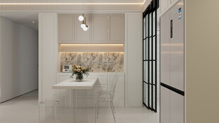 现代简约风餐厅室内设计