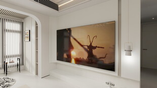 现代客厅艺术挂画装饰