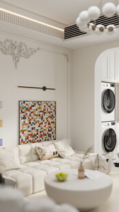 现代简约风温馨客厅一角