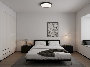 简约现代风格卧室空间