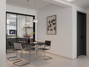 现代简约风餐厅室内场景