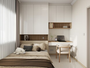 简约现代风卧室室内场景