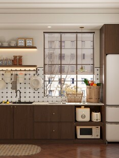 现代简约风温馨厨房一角