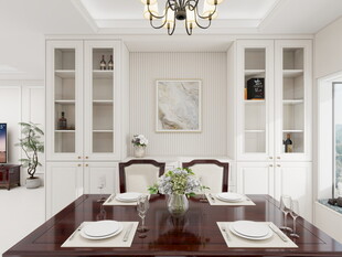 现代简约风餐厅优雅场景