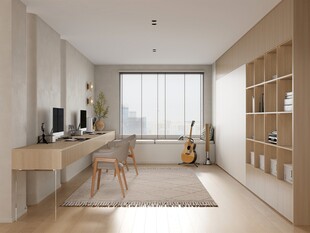 简约现代风书房室内空间