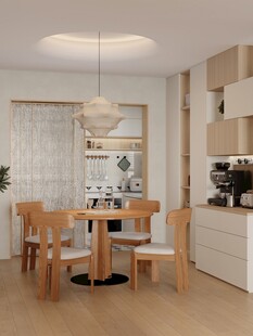 简约日式风餐厅室内场景