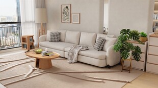 现代简约风温馨客厅一角