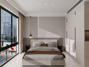 现代简约风格卧室空间
