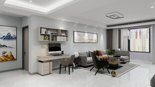 现代简约风格客厅空间