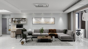 现代简约风格客厅空间