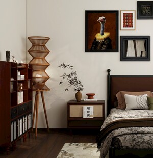 现代简约风卧室温馨一角