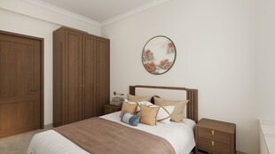 现代简约风格温馨卧室