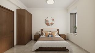 简约现代风格温馨卧室