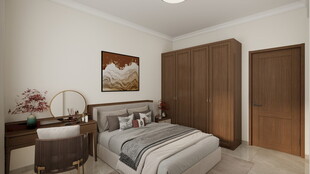 简约现代风格卧室空间