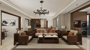 现代豪华客厅室内设计