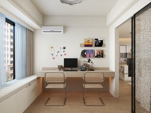 简约现代风家庭办公区域