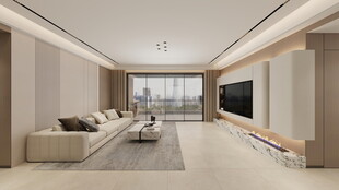 现代简约风客厅室内设计