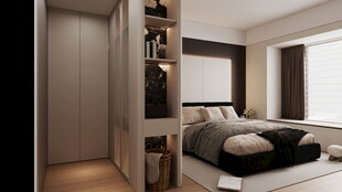 简约现代风格卧室空间