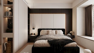现代简约风格卧室一角