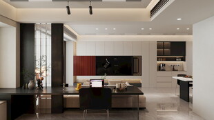 现代简约风格客厅空间