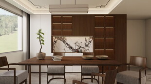 现代简约风客厅室内场景