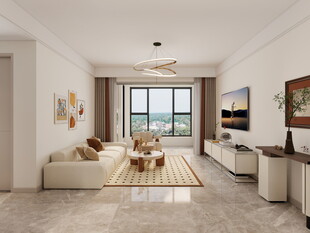 现代简约风客厅室内设计