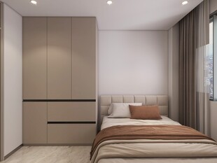 简约现代风卧室温馨空间