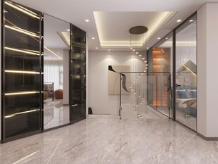 现代奢华走廊室内设计