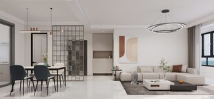 现代简约风客厅室内场景