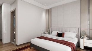 现代简约风格卧室空间