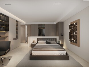 现代简约风格卧室室内设计