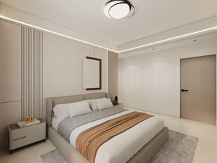 现代简约风温馨卧室空间