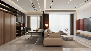 现代简约风格客厅空间