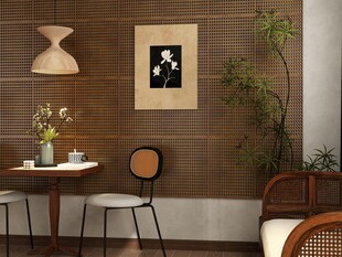 温馨简约室内一角装饰