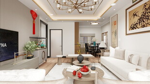 现代简约风客厅优雅空间