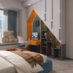 儿童房创意设计温馨空间