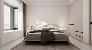 简约现代风格卧室空间