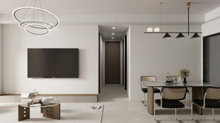 现代简约风客厅室内场景