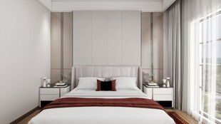 简约现代风格卧室空间