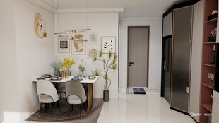 简约温馨的室内家居场景