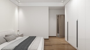 简约现代风格的卧室空间