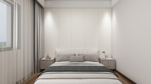 简约现代风卧室室内场景